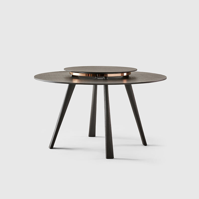 New Piece_Jianze_Loft Round Table - Lazy Susan_Charcoal_Dining Table_1