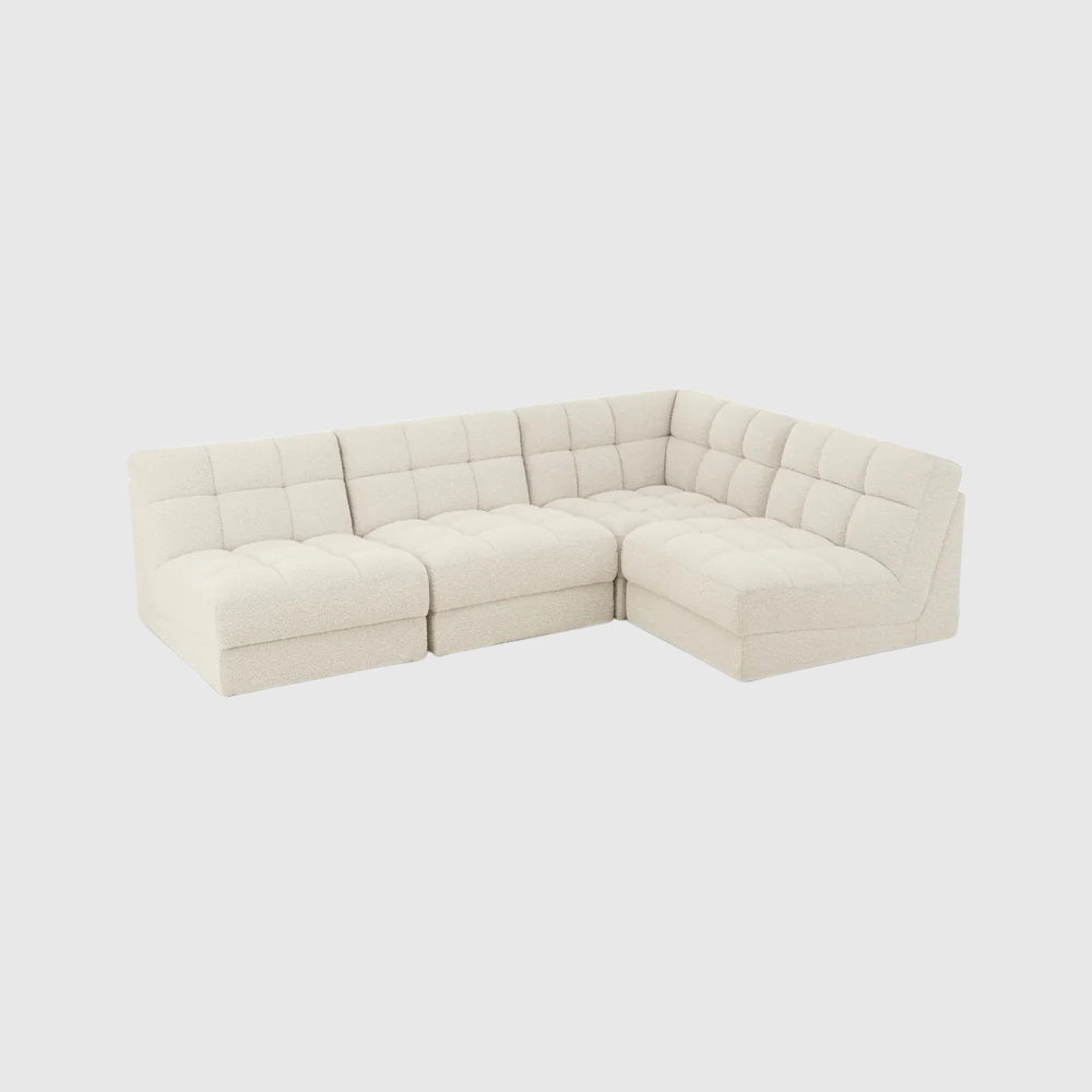 Nest 4 Piece Corner Modular Sofa - Armless
