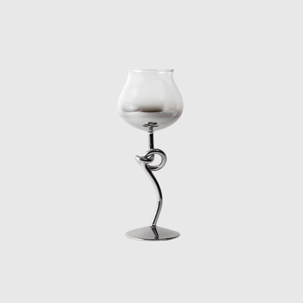 Spira Vitae - Silver Wine Glass