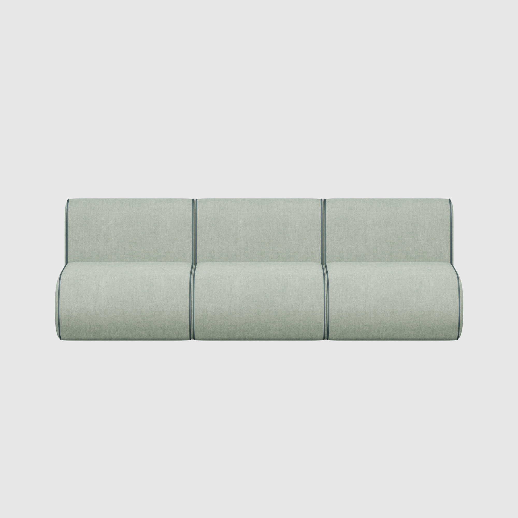 Curv Modular Sofa - 3 Seater Armless