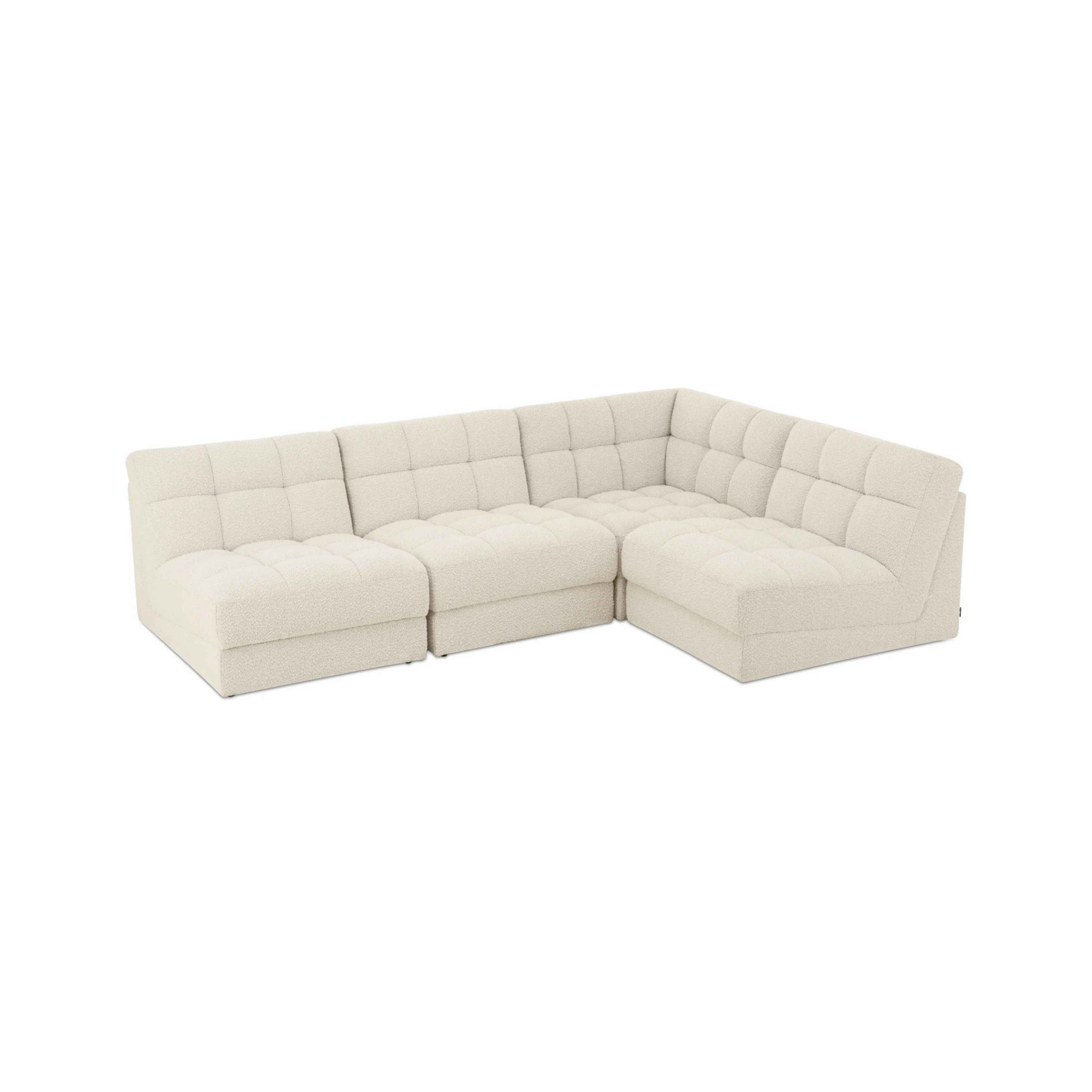 Nest 4 Piece Corner Modular Sofa - Armless