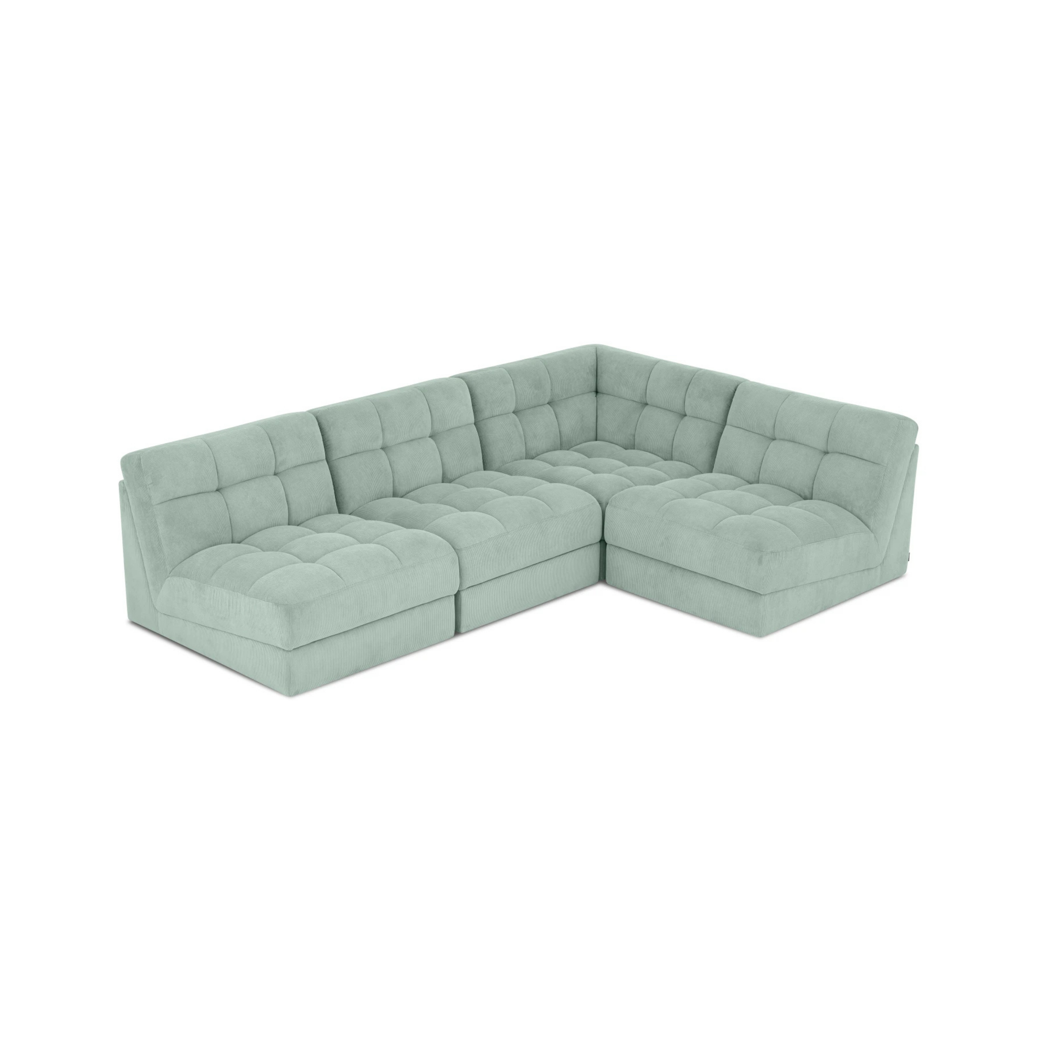 Nest 4 Piece Corner Modular Sofa - Armless