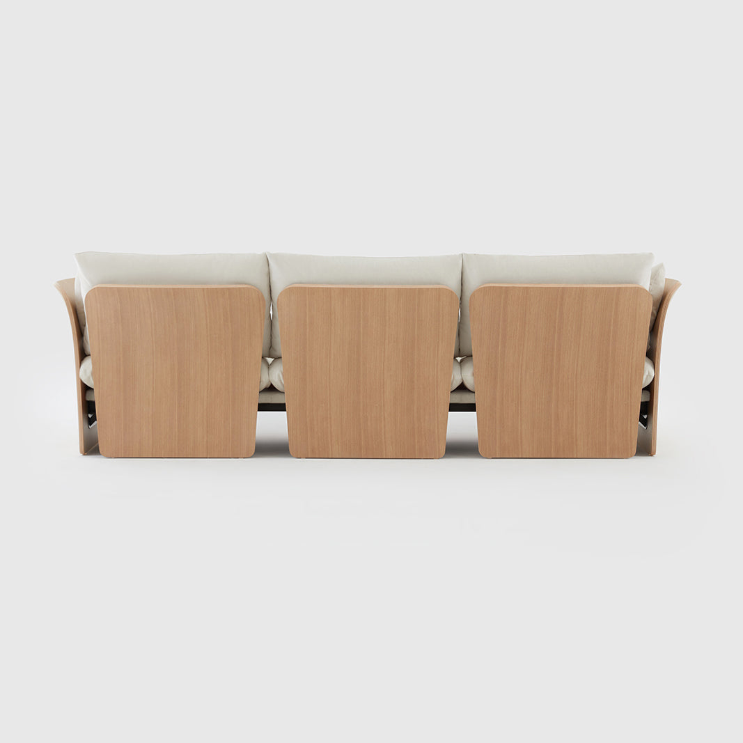 Blossom Sofa Timber - 3 Seater