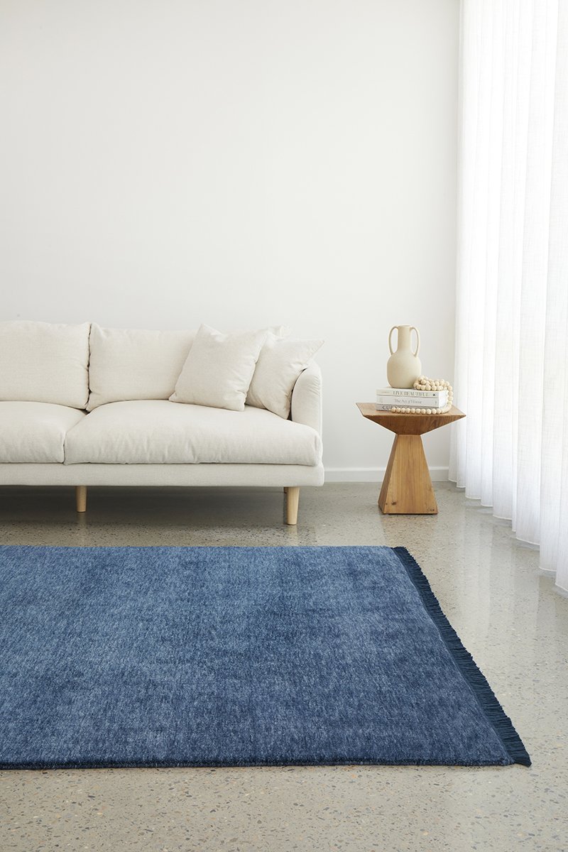 Conscious Loom Rug - Navy