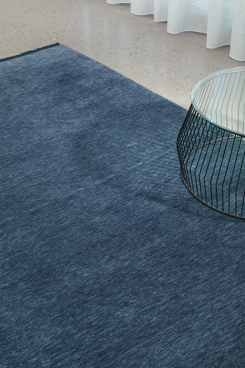 Conscious Loom Rug - Navy