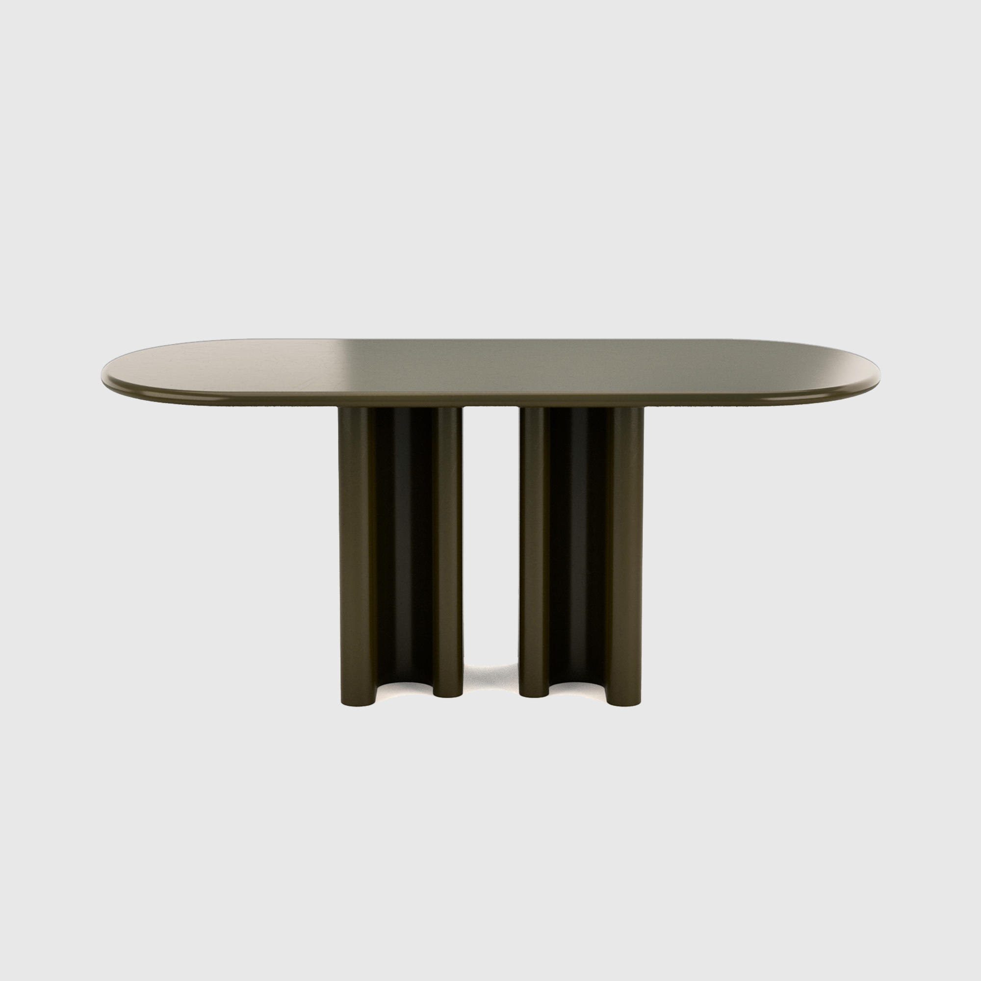 Flow Dining Table - Olive