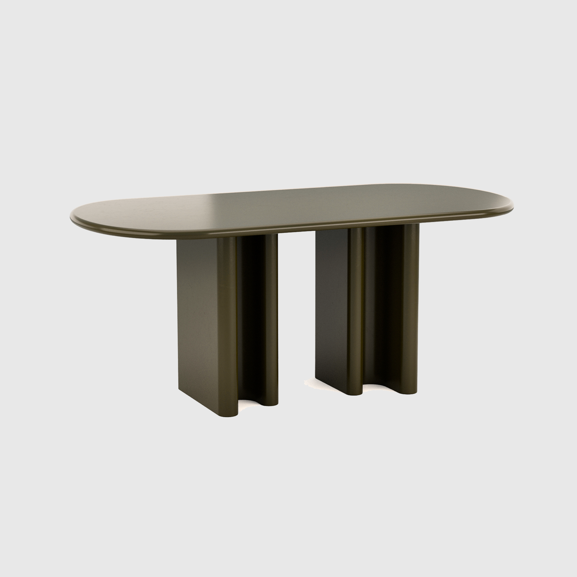 Flow Dining Table - Olive
