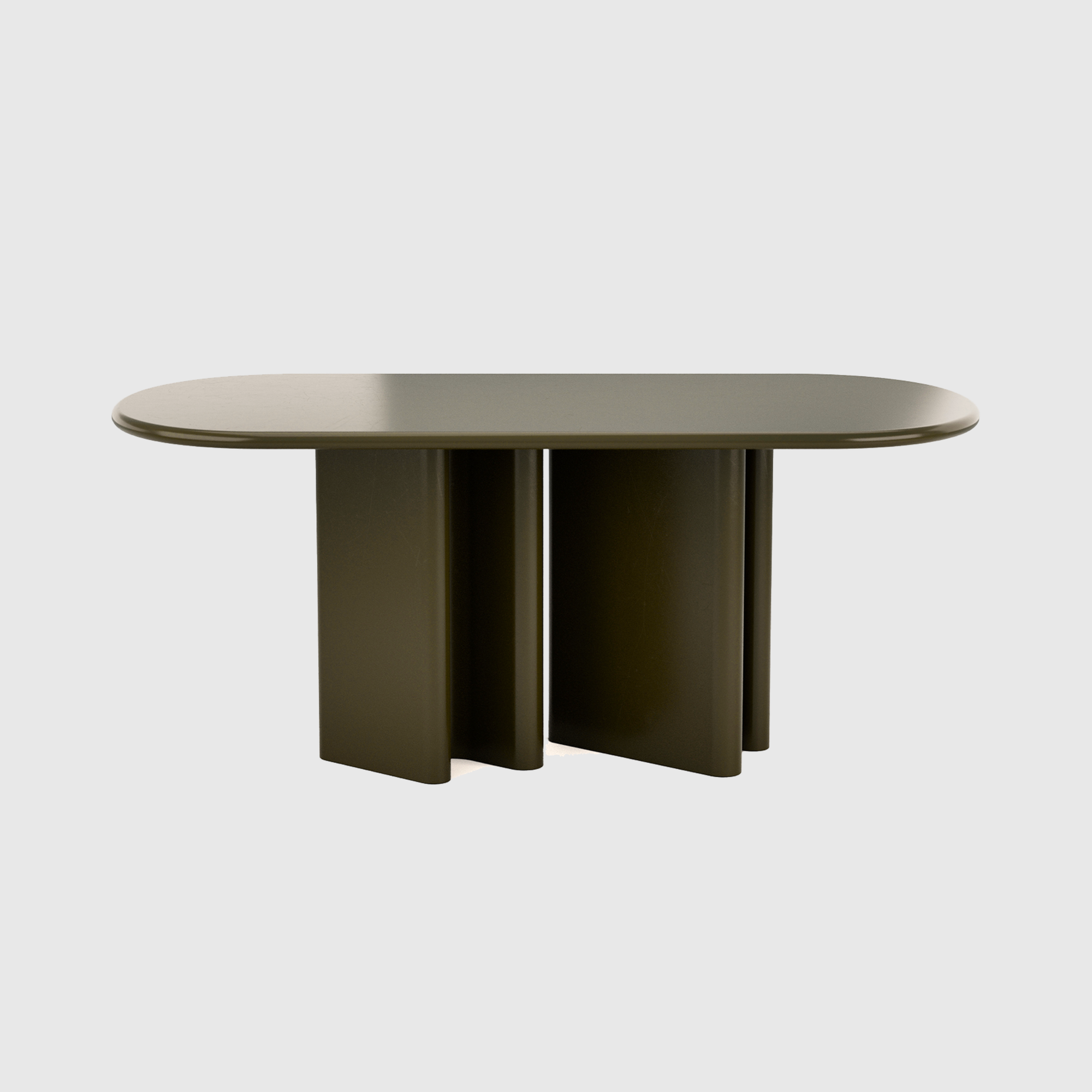 Flow Dining Table - Olive