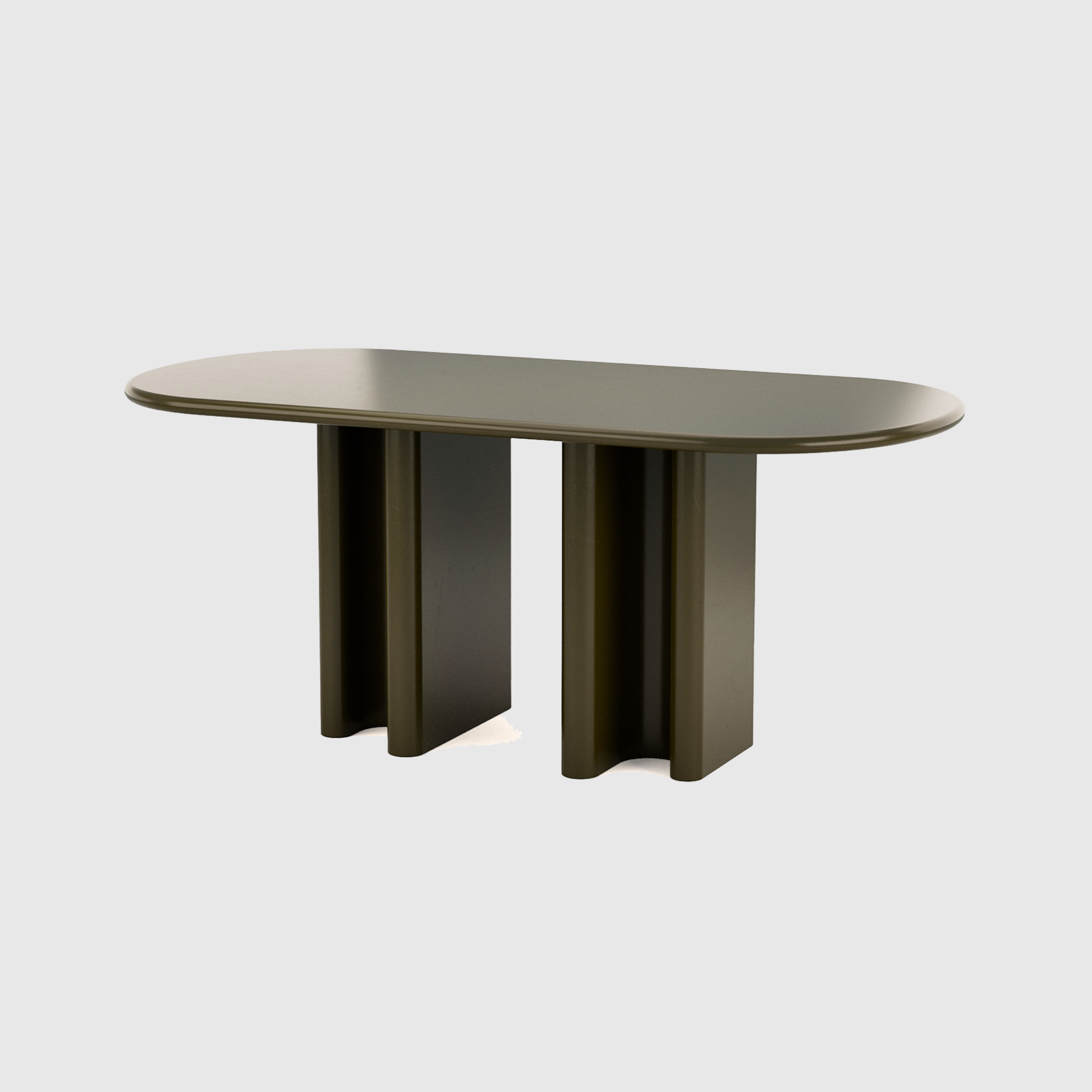 Flow Dining Table - Olive