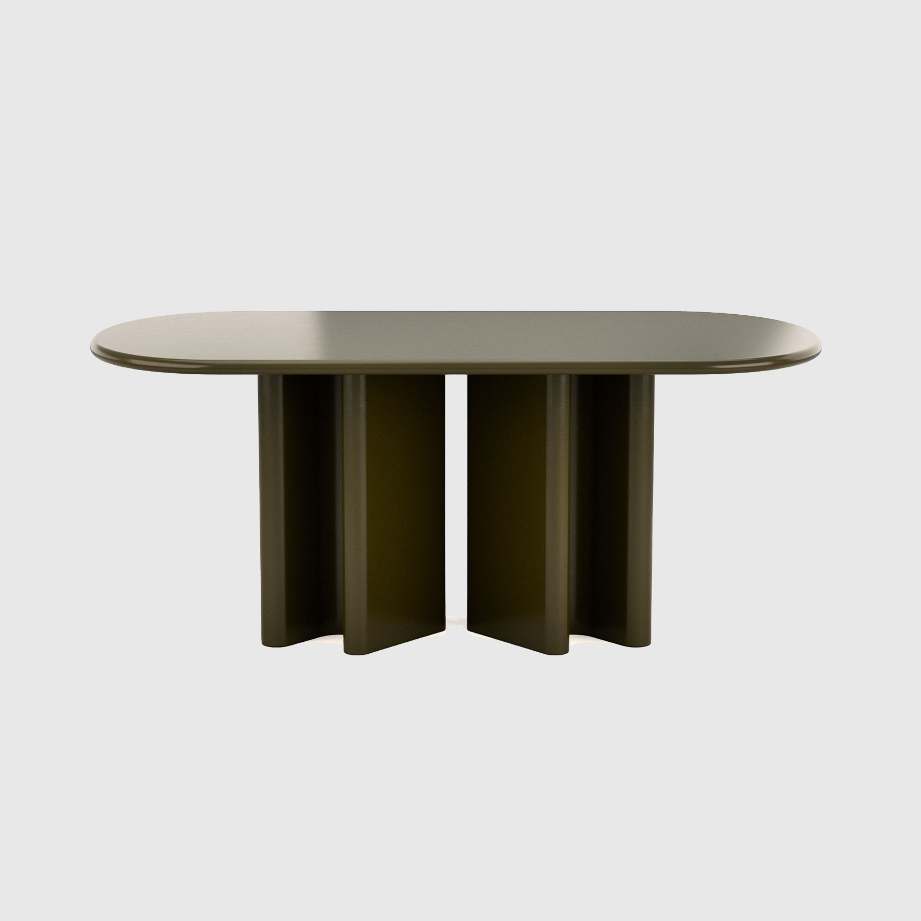 Flow Dining Table - Olive