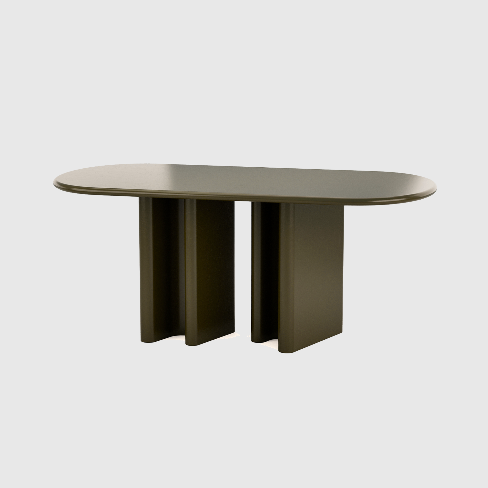 Flow Dining Table - Olive