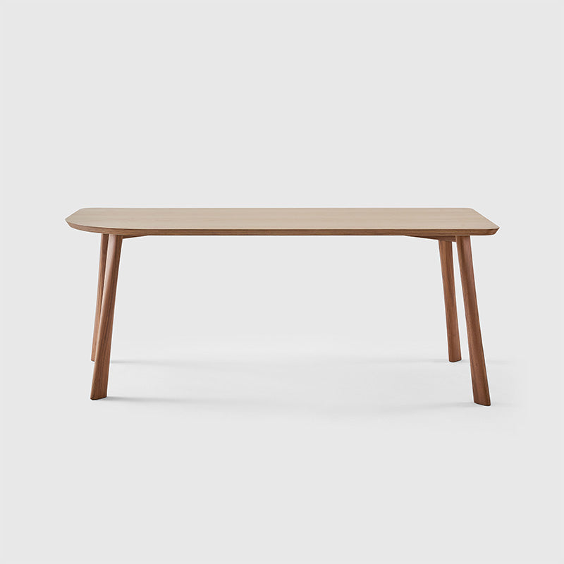 Loft Square Table - Light Oak & Walnut