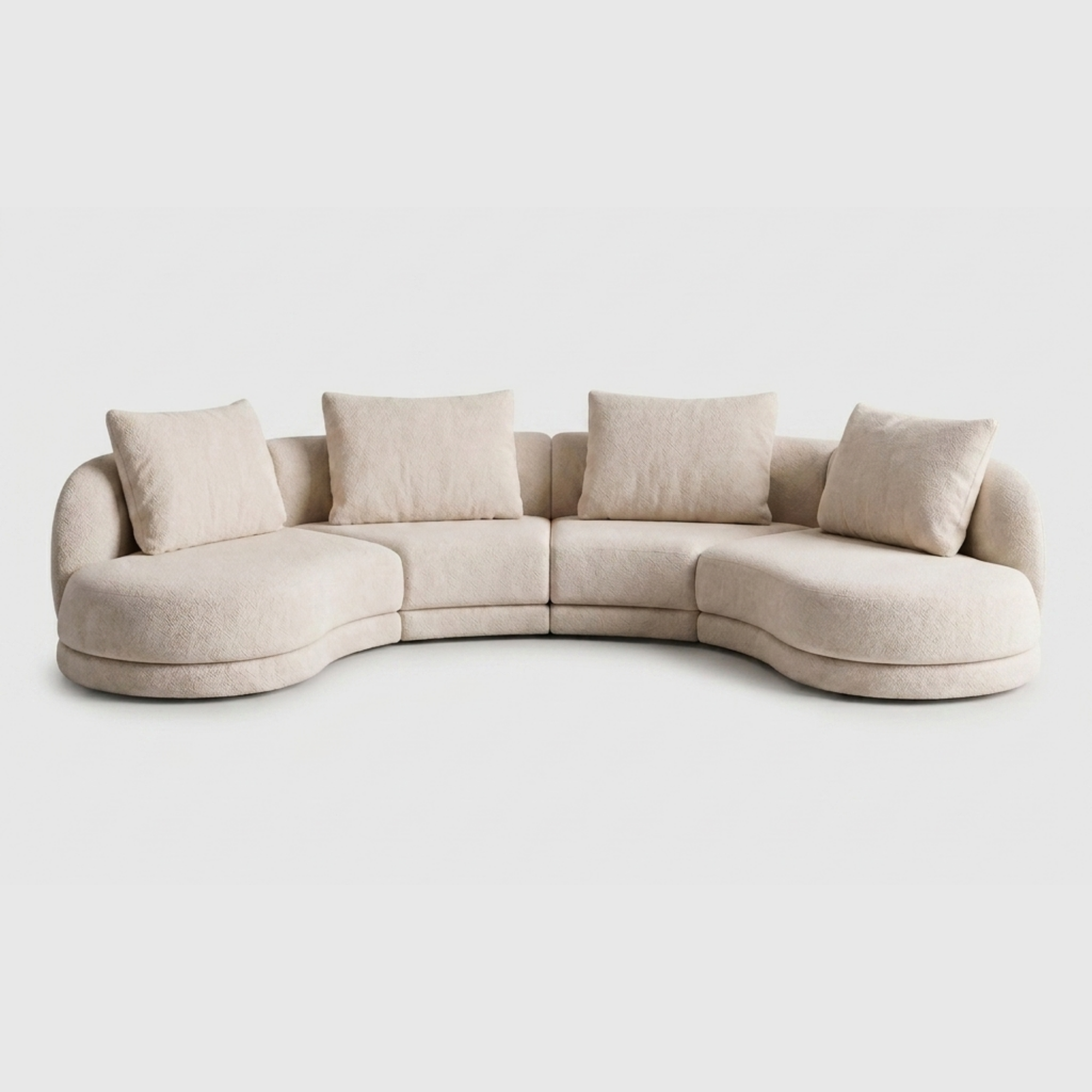 Cirra Sofa - 4 Seater Curved Sofa