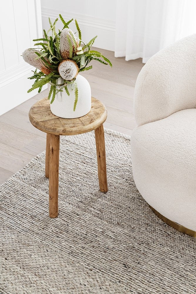 Paperbark Oatmeal Rug