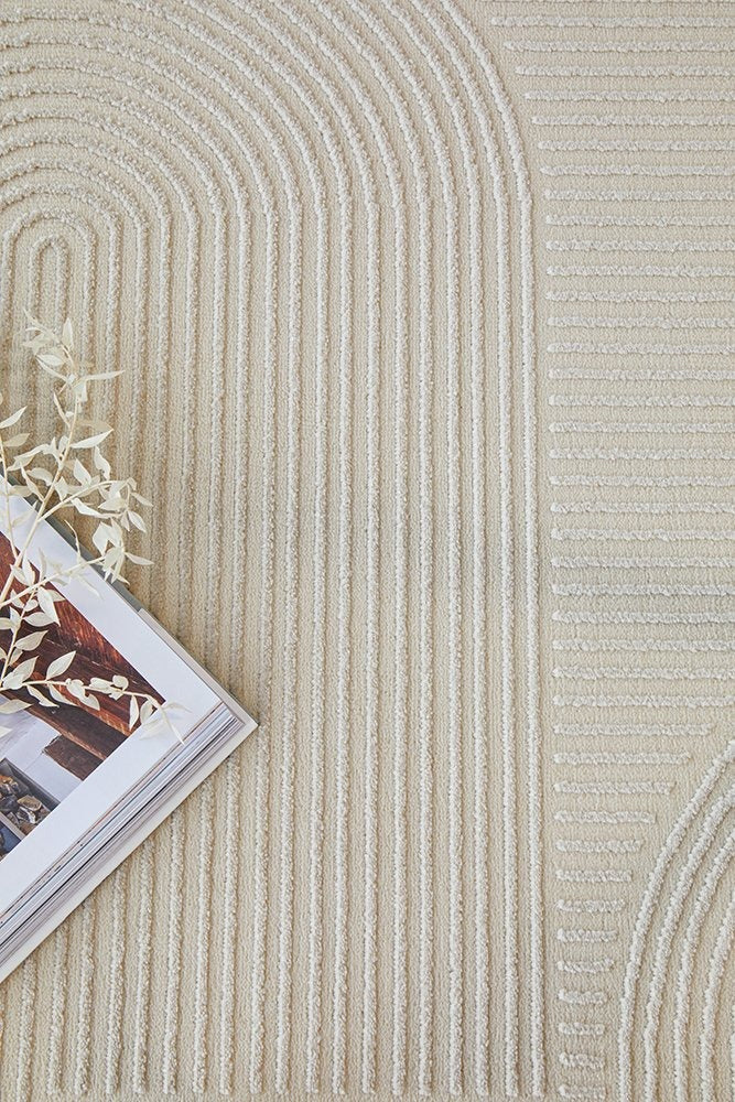 Raking Linen Rug
