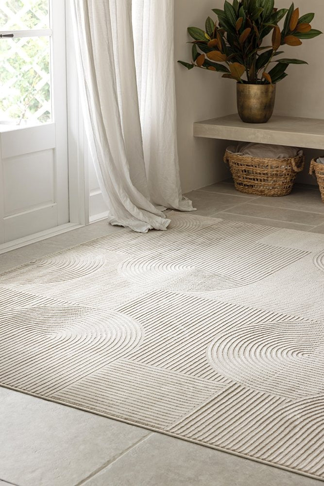 Raking Linen Rug