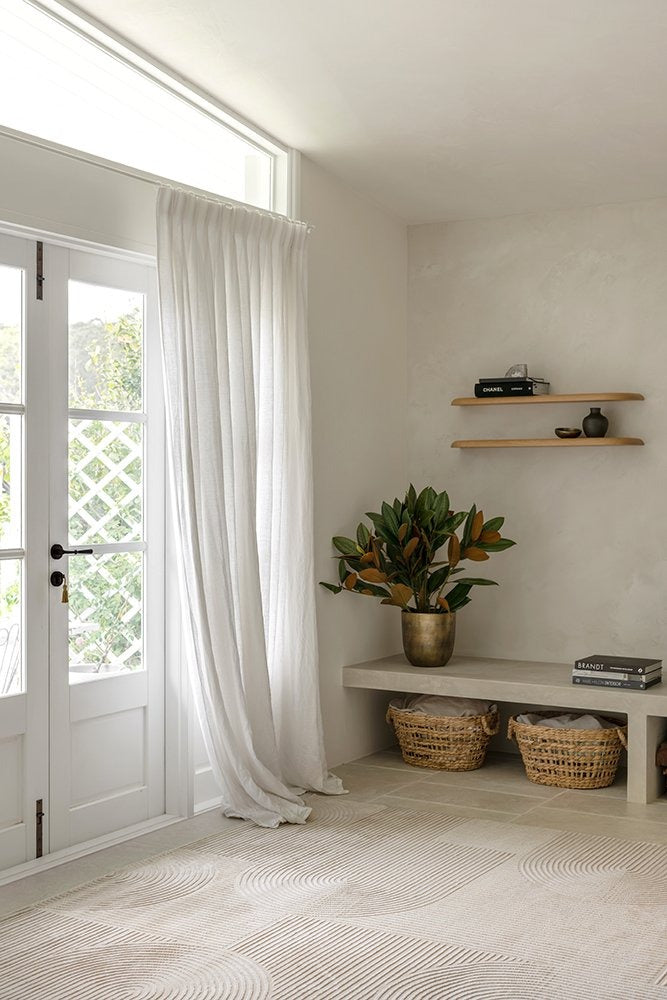 Raking Linen Rug