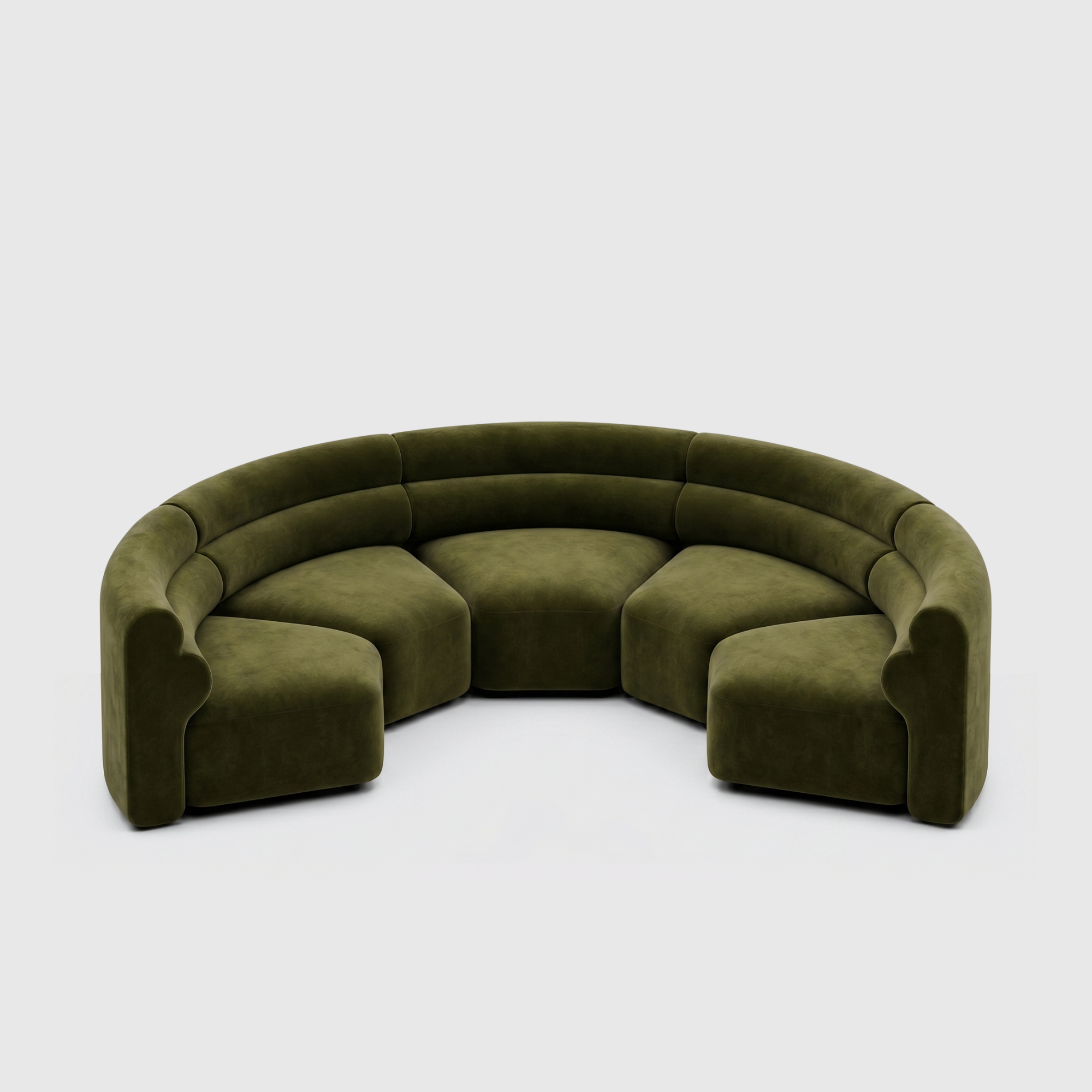 Loaf Modular Sofa - 5 Piece Full-Curve