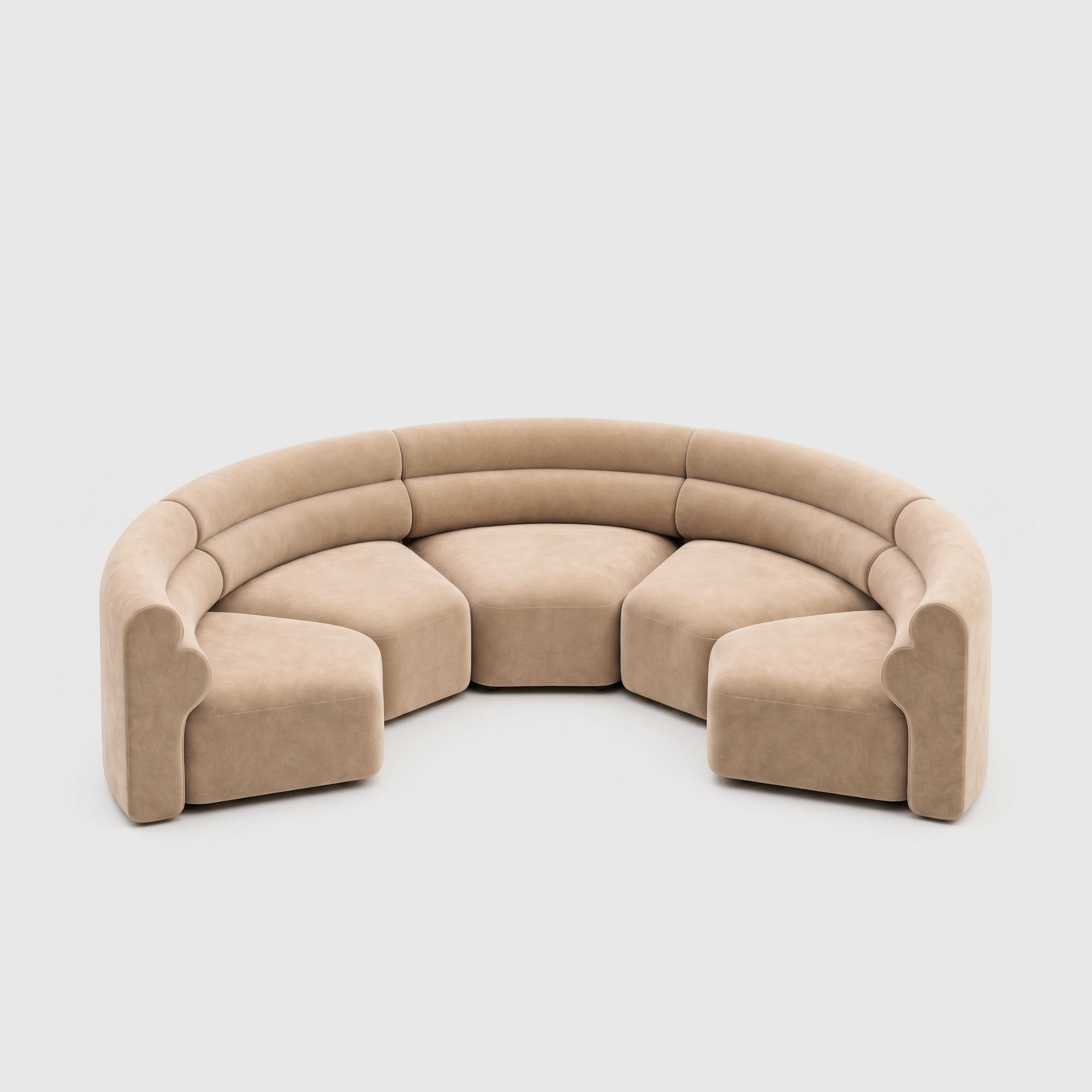 Loaf Modular Sofa - 5 Piece Full-Curve