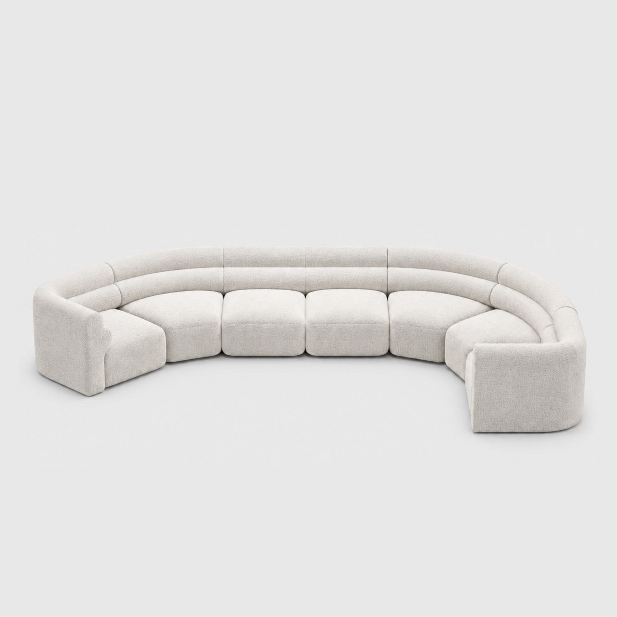 Loaf Modular Sofa - 7 Piece Crescent
