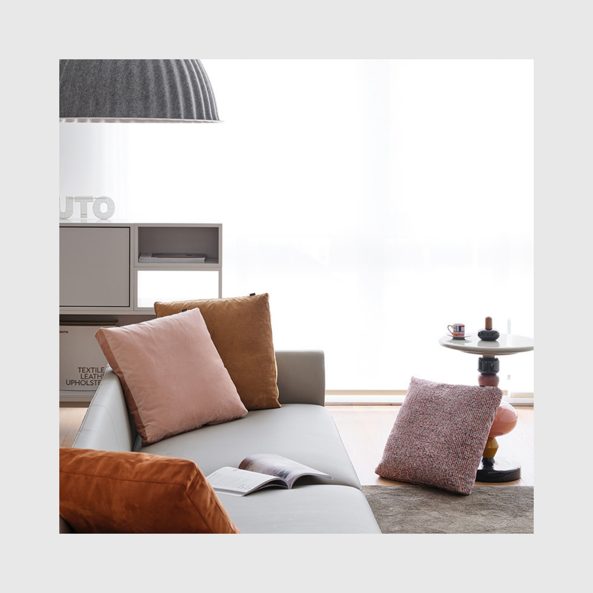 Autumn Square Cushion – Cinnamon
