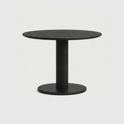 Fed Pedestal Dining Table - Black