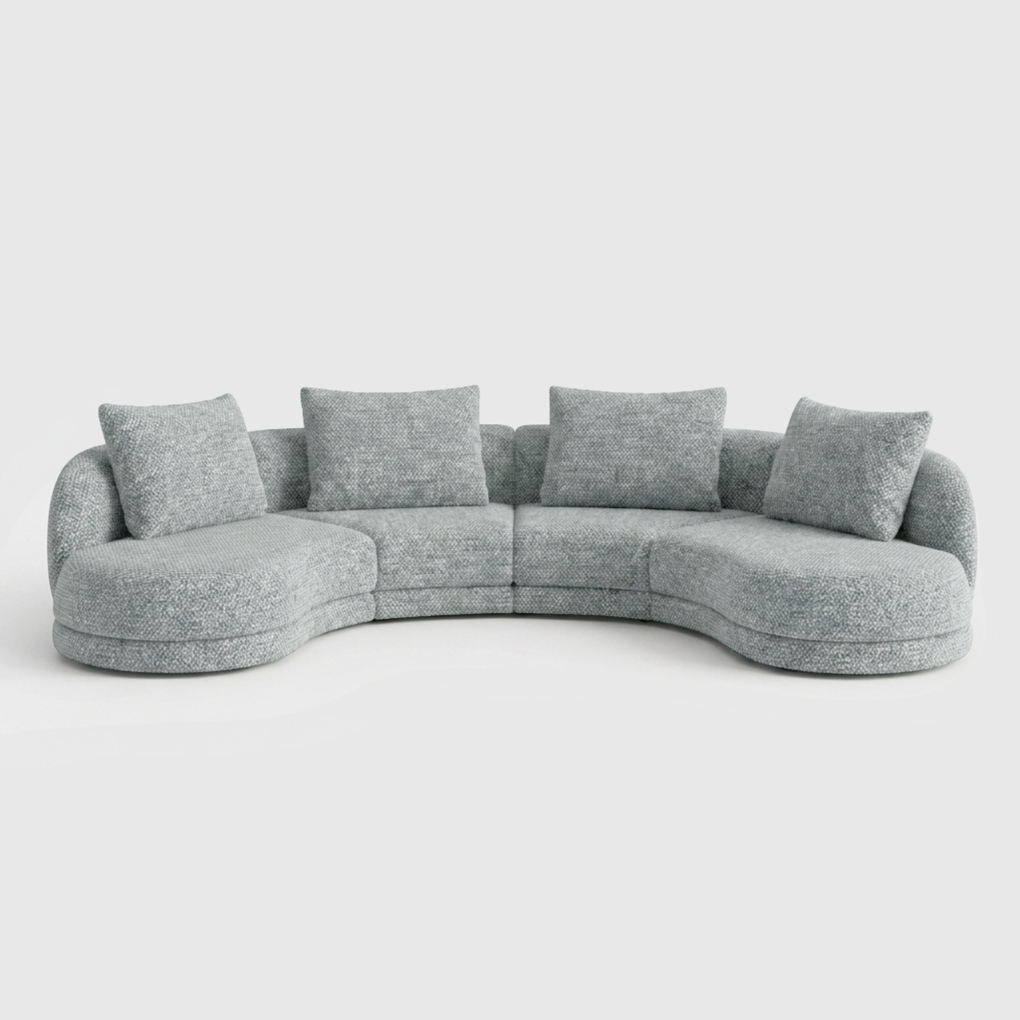 Cirra Sofa - 4 Seater Curved Sofa