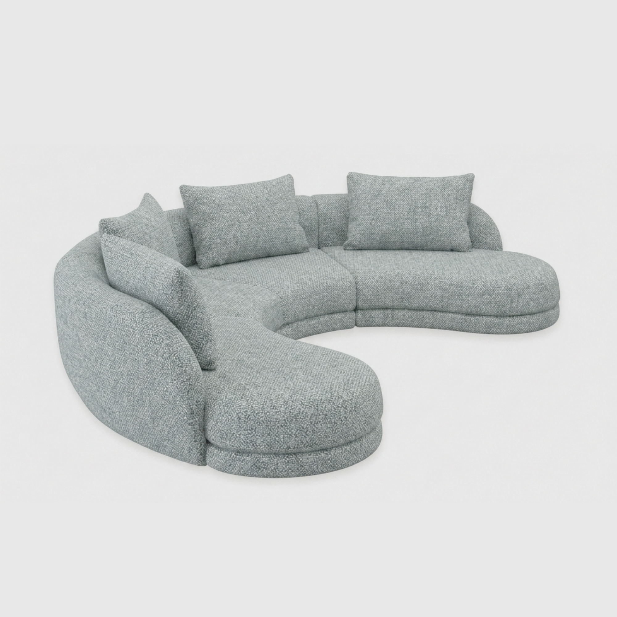 Cirra Sofa - 4 Seater Curved Sofa
