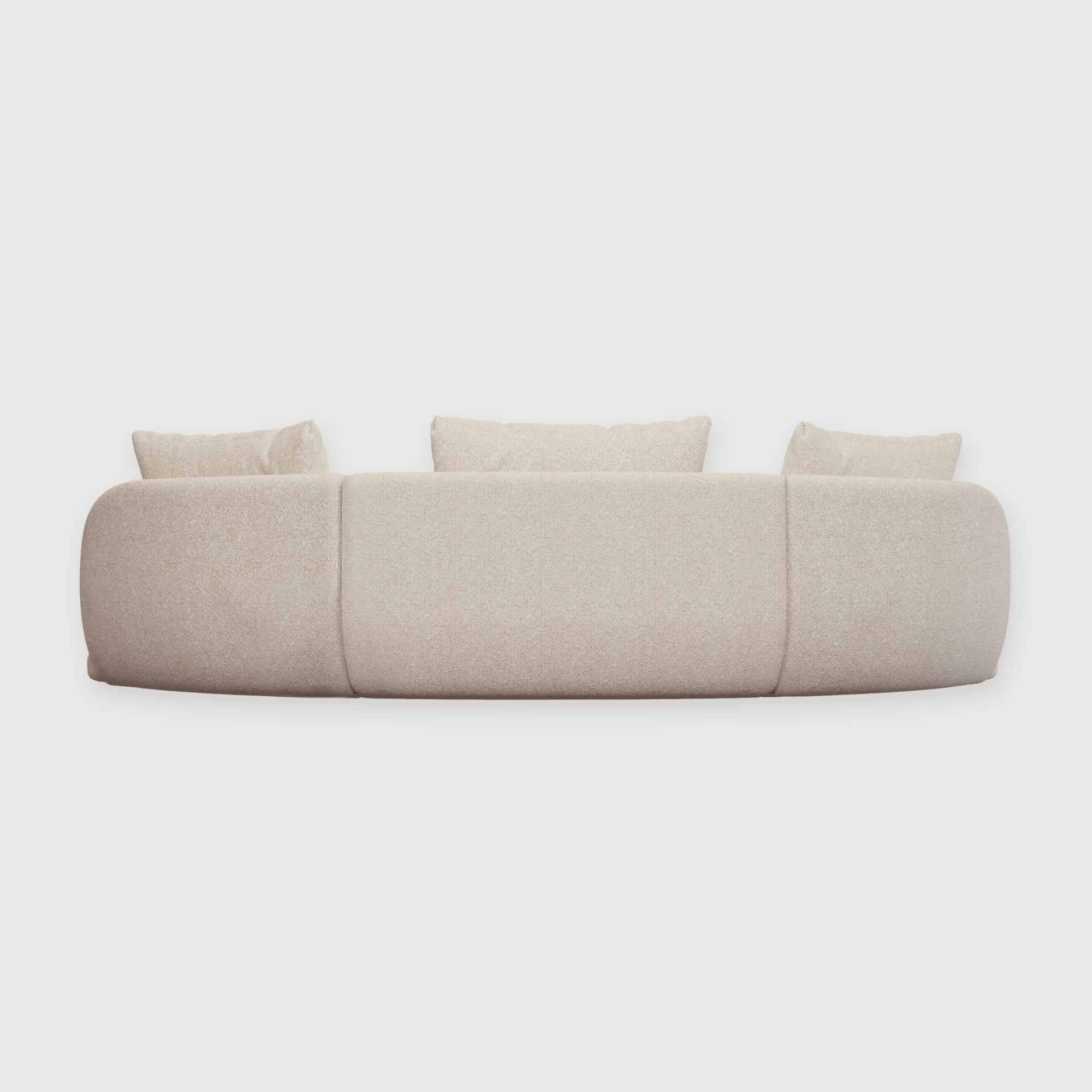 Cirra Sofa - 3 Seater Curved Sofa