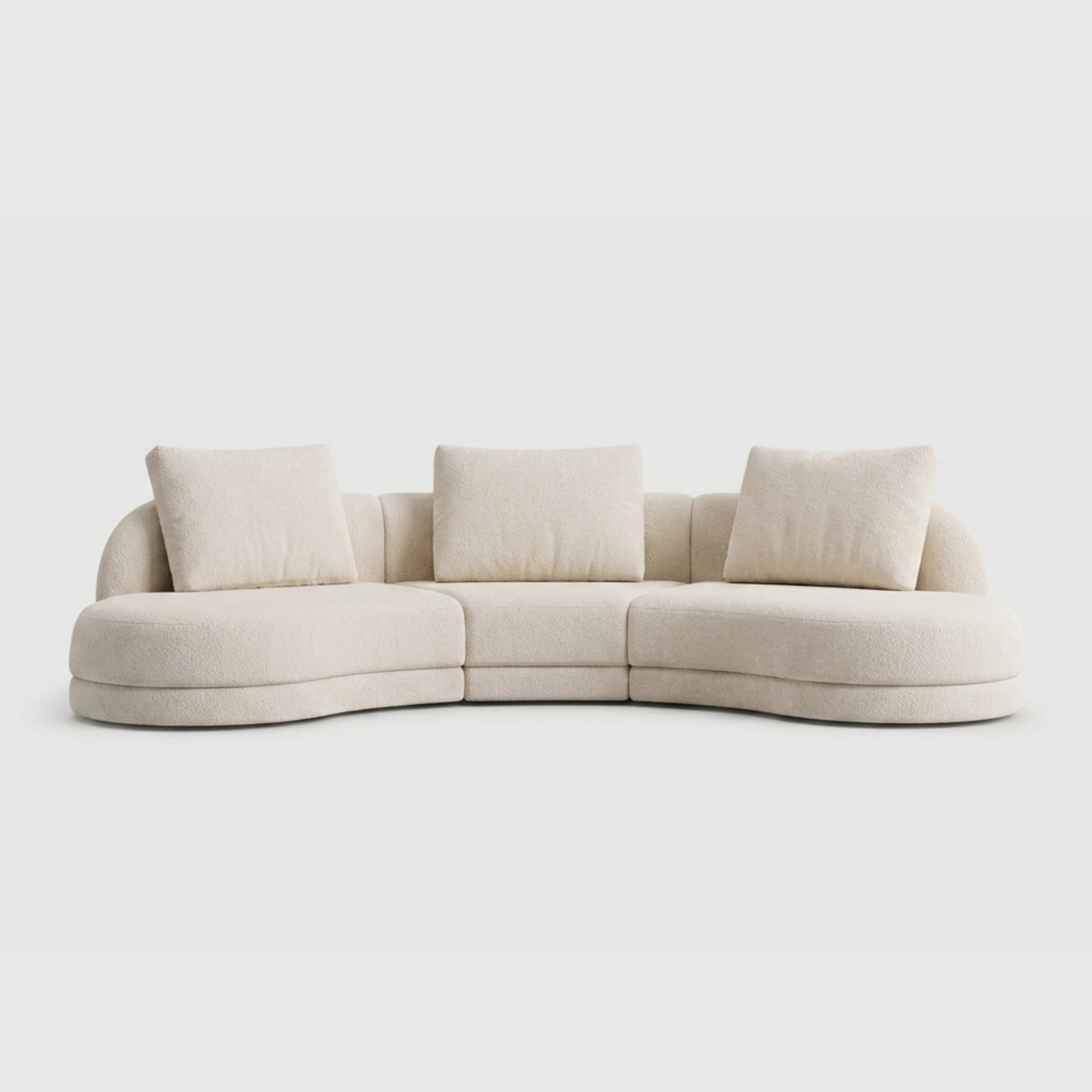 Cirra Sofa - 3 Seater Curved Sofa