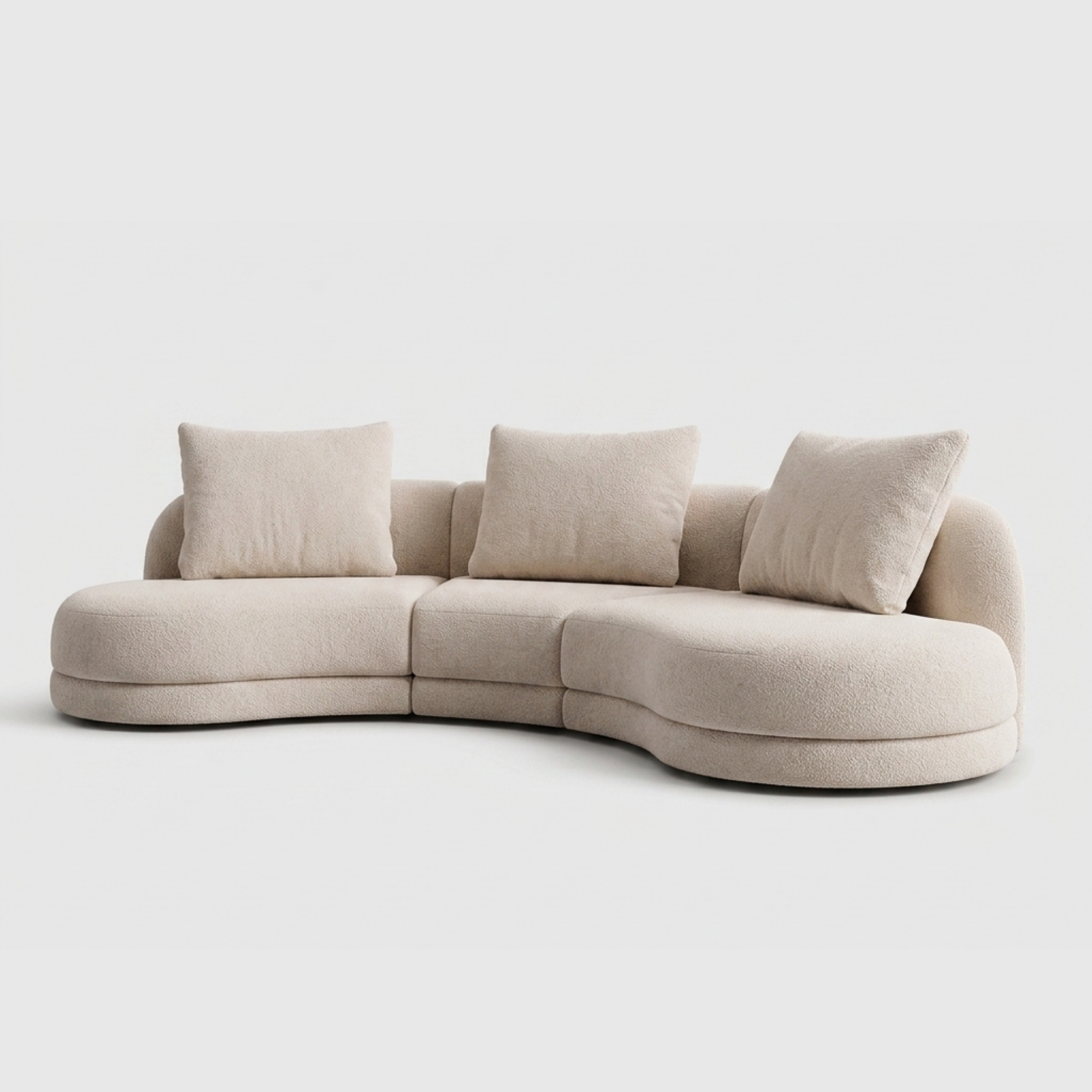 Cirra Sofa - 3 Seater Curved Sofa