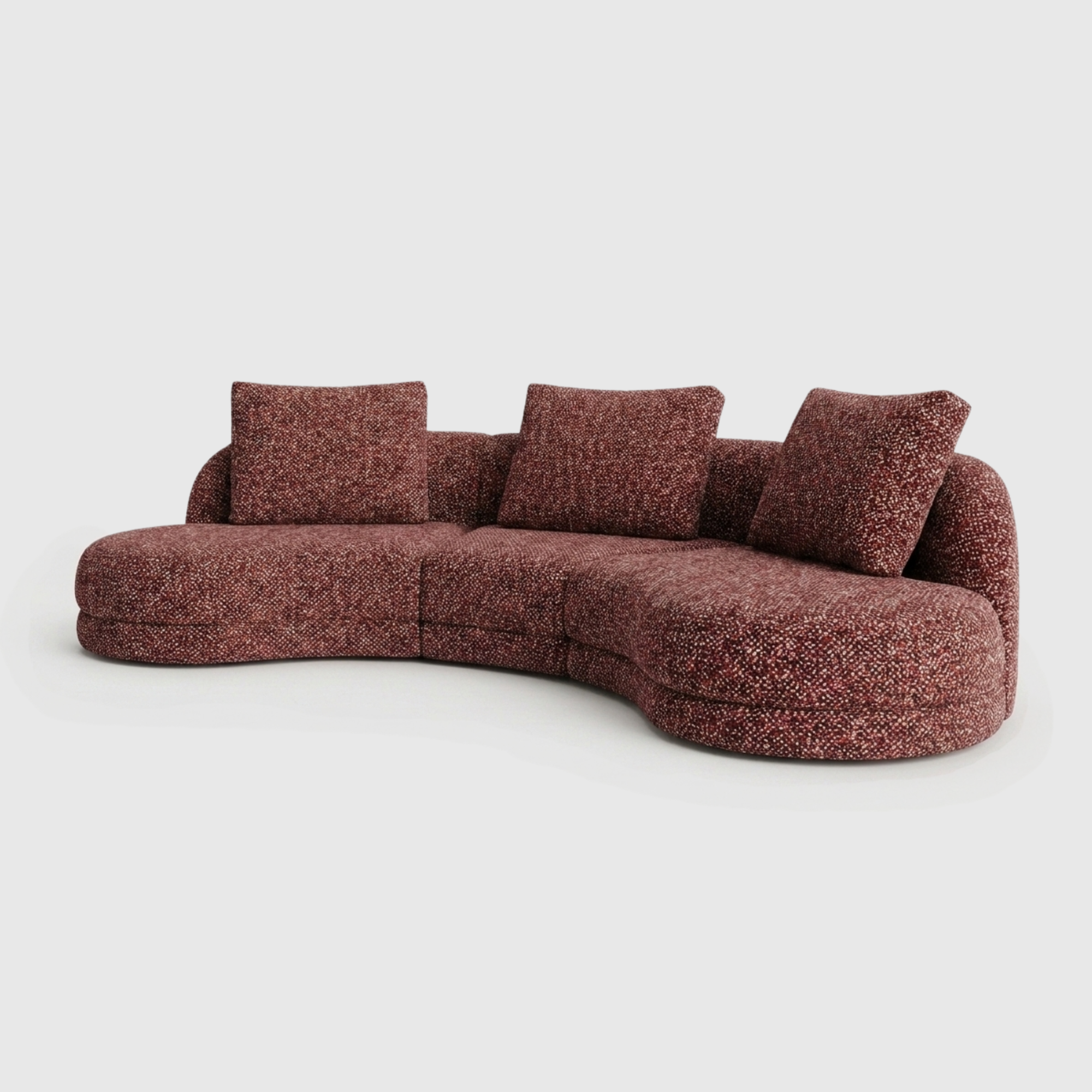 Cirra Sofa - 3 Seater Curved Sofa