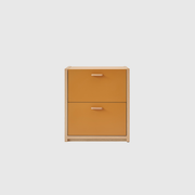 Half-Wood Bedside Table
