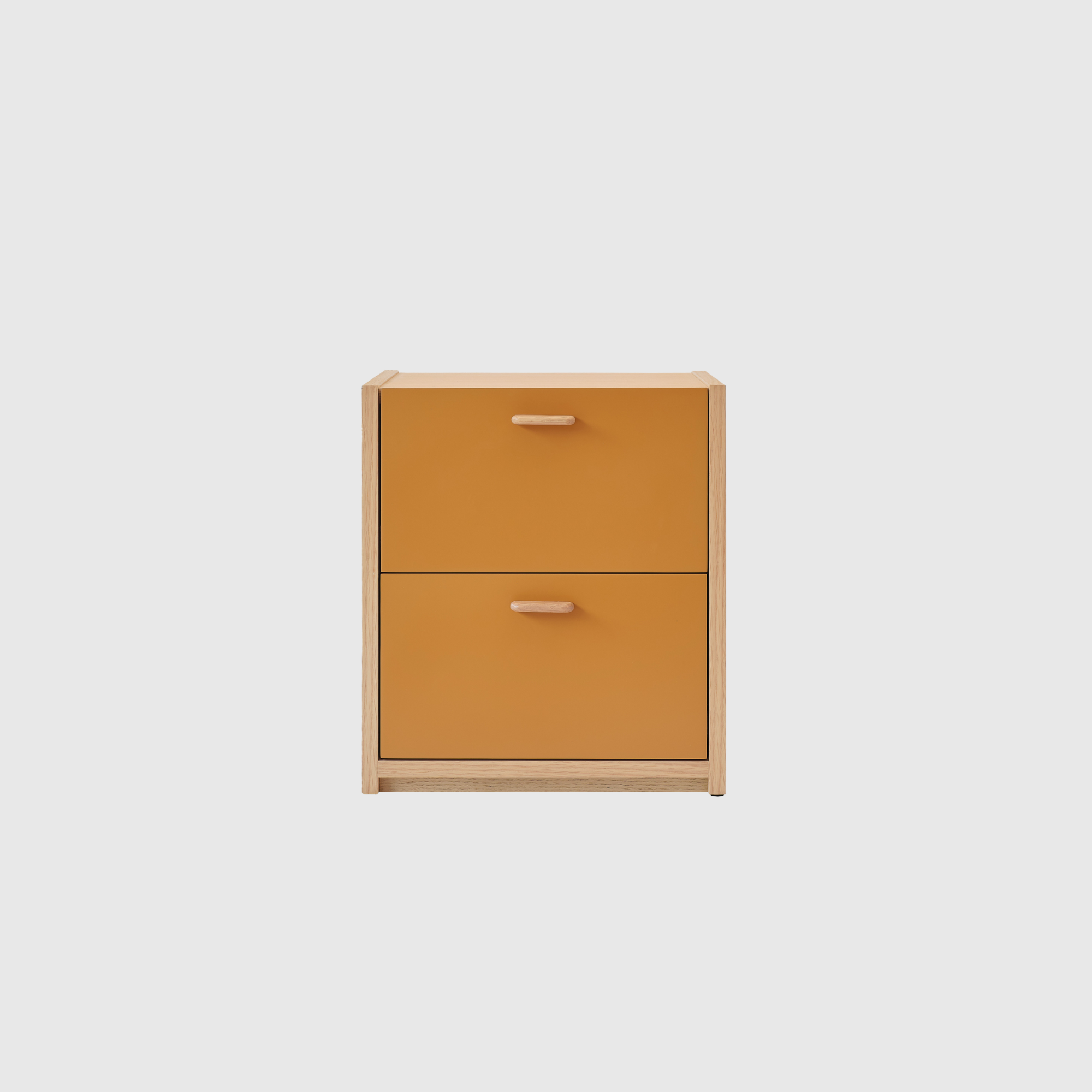 Half-Wood Bedside Table