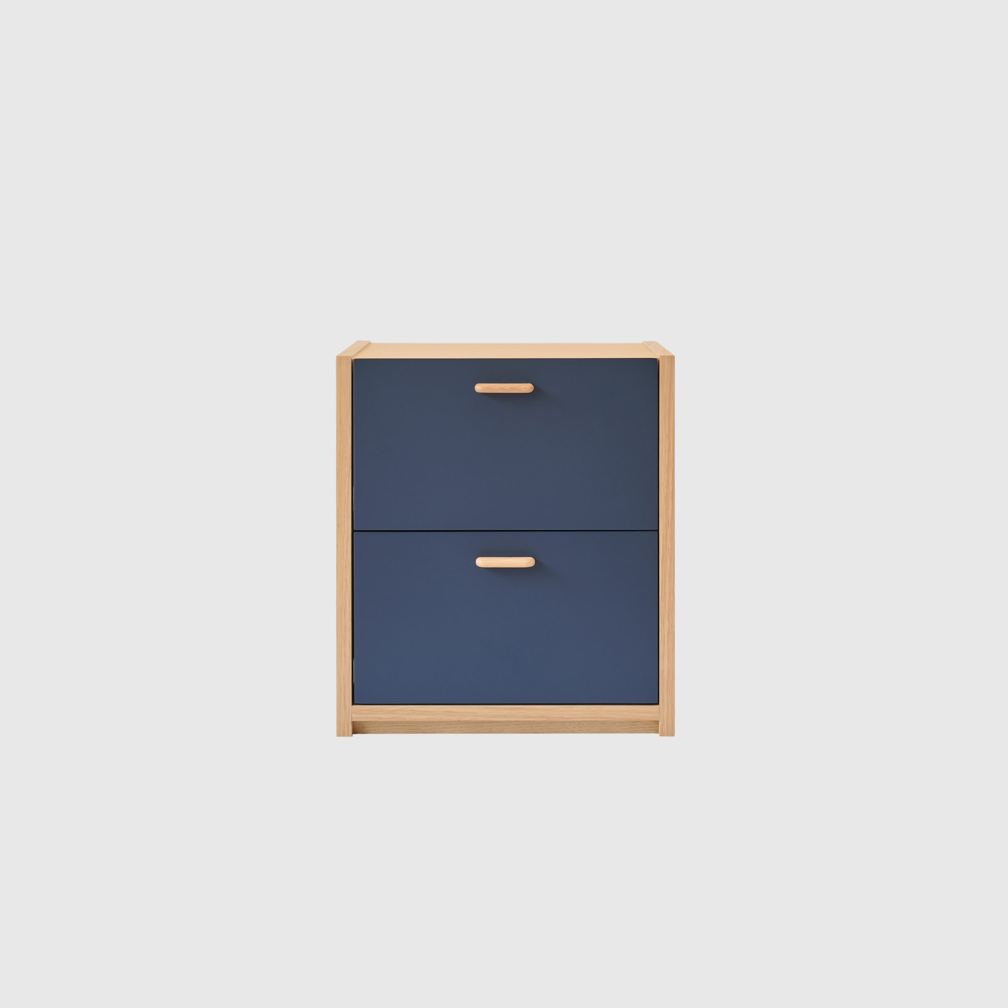 Half-Wood Bedside Table