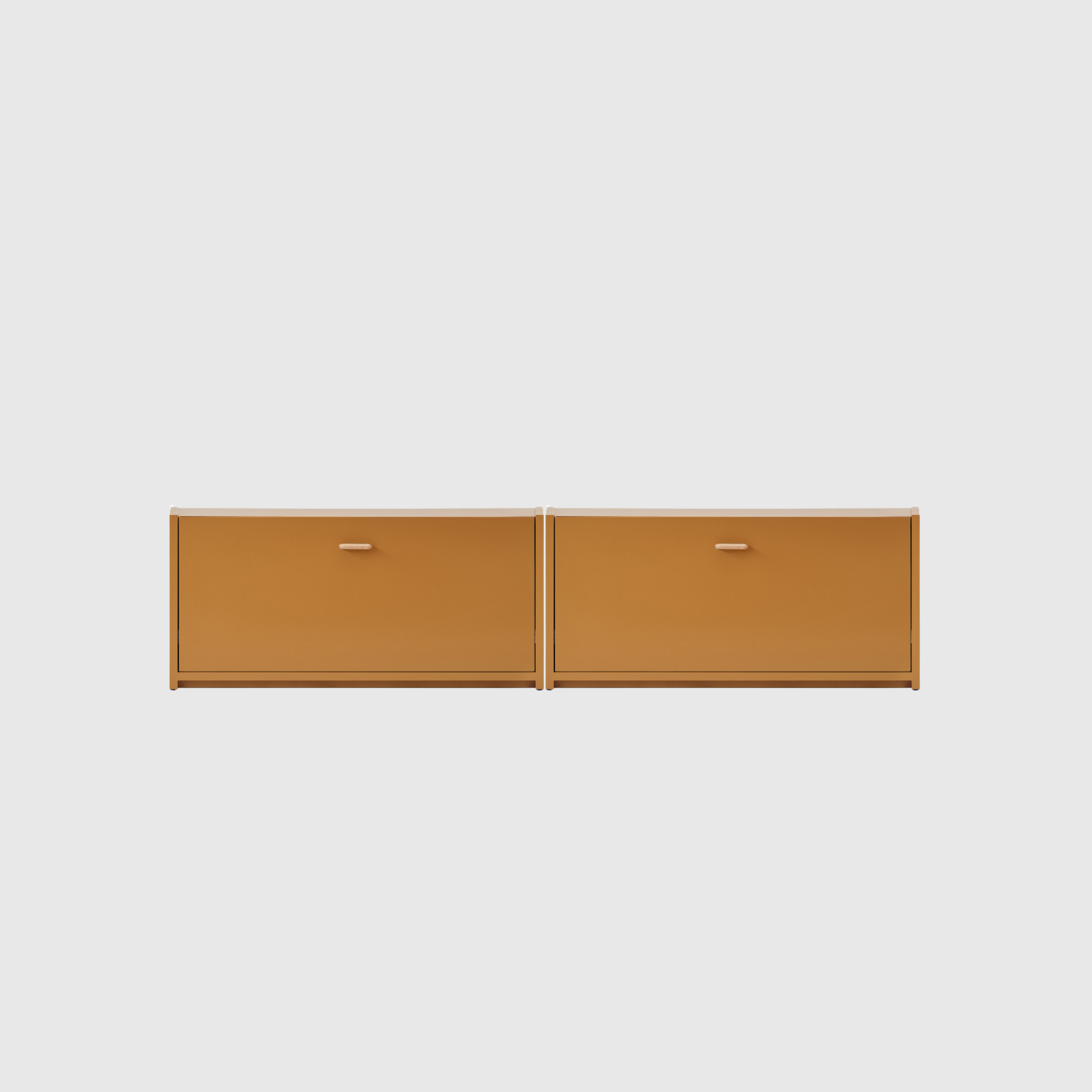 Half-Wood TV Cabinet (2-Drawer)
