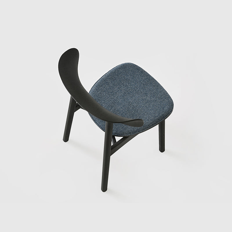 New Piece_Jianze_Yang Chair - Upholstered Seat_Charcoal_Dining Chair_2