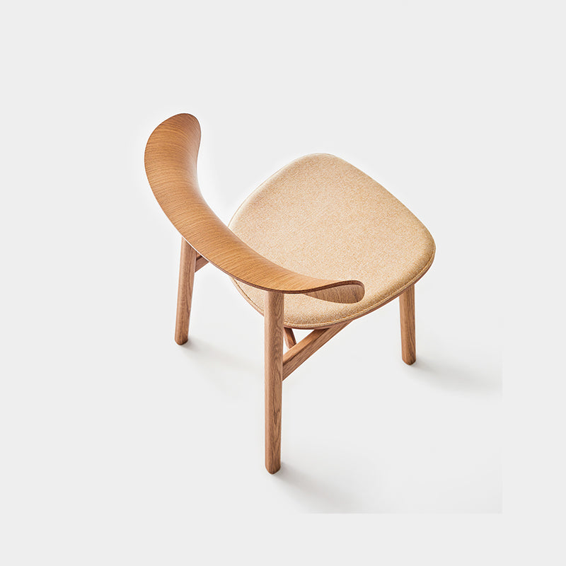 New Piece_Jianze_Yang Chair - Upholstered Seat_Light Oak_Dining Chair_2