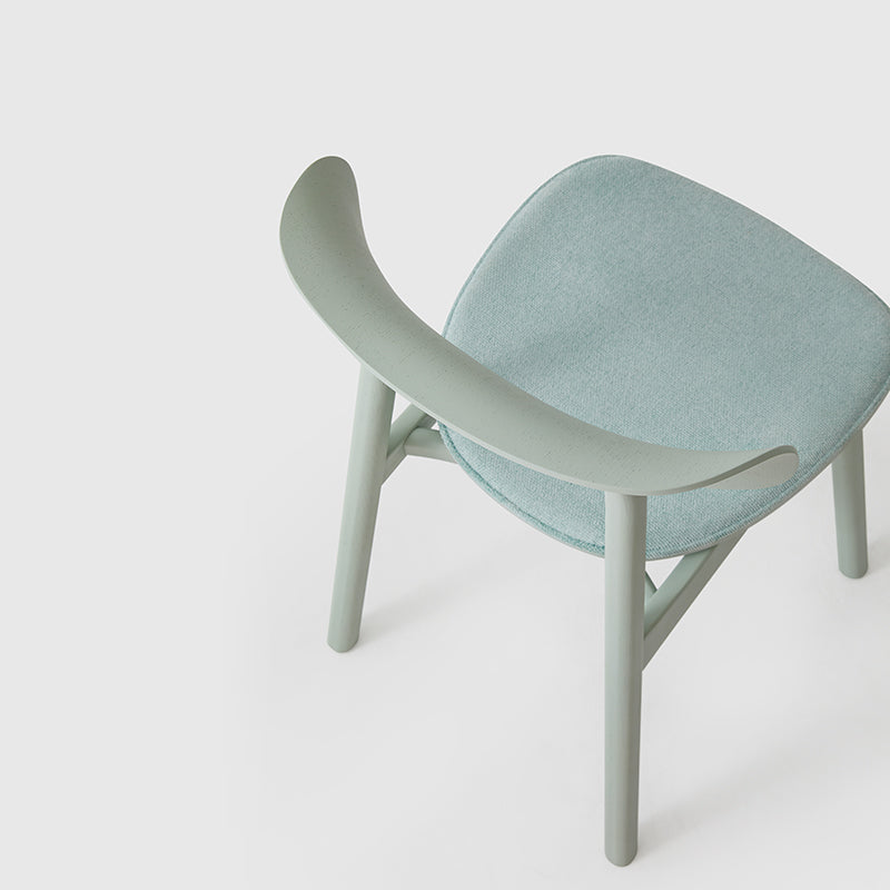 New Piece_Jianze_Yang Chair - Upholstered Seat_Mint_Dining Chair_2