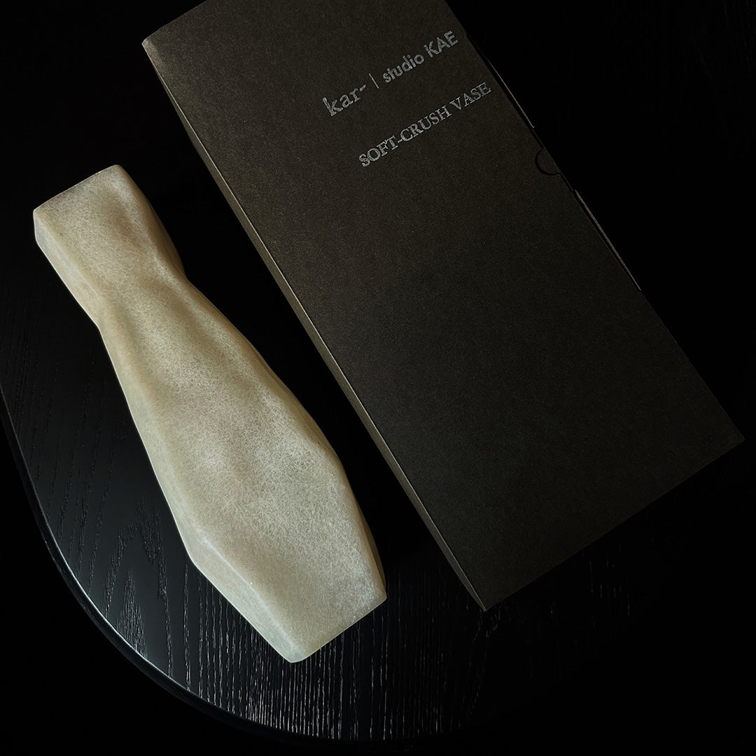 New Piece_Kae_Soft-crush Vase_Vase_Borage_Decorative Objects_2