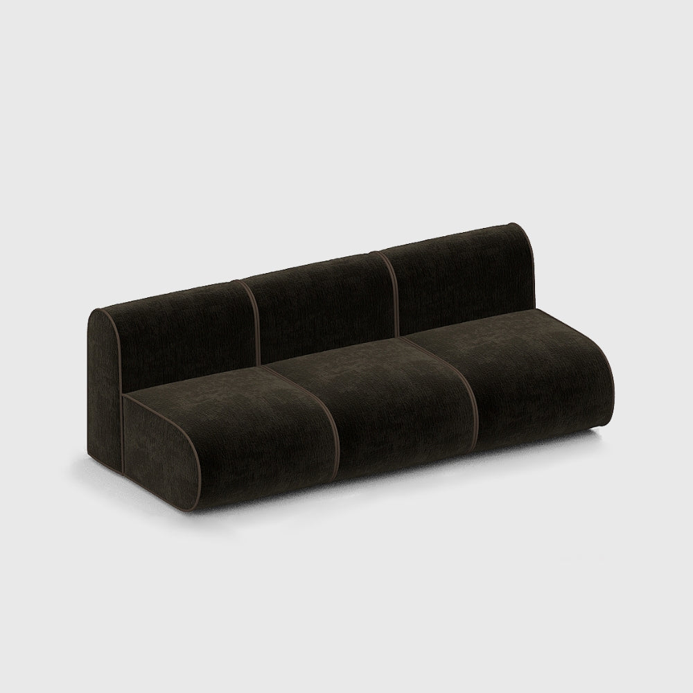 Curv Modular Sofa - 3 Seater Armless