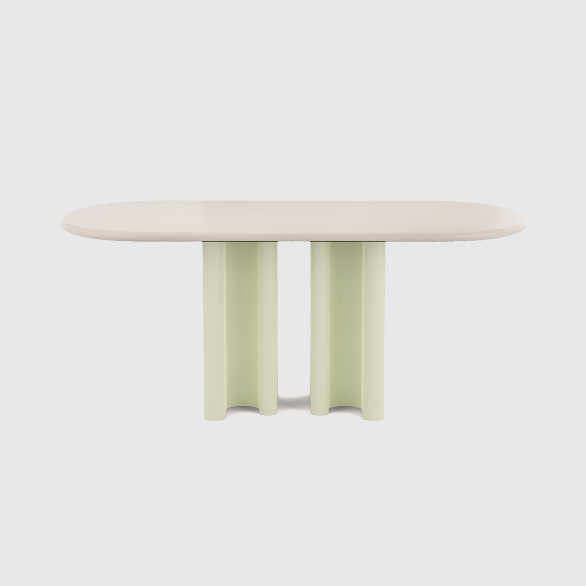 Flow Table - Ivory & Mint