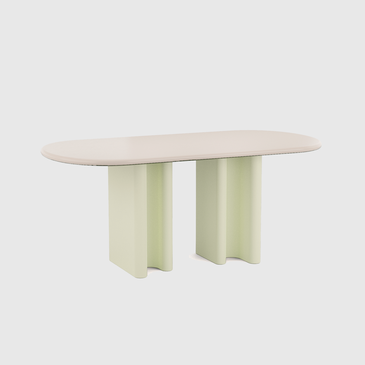Flow Table - Ivory & Mint