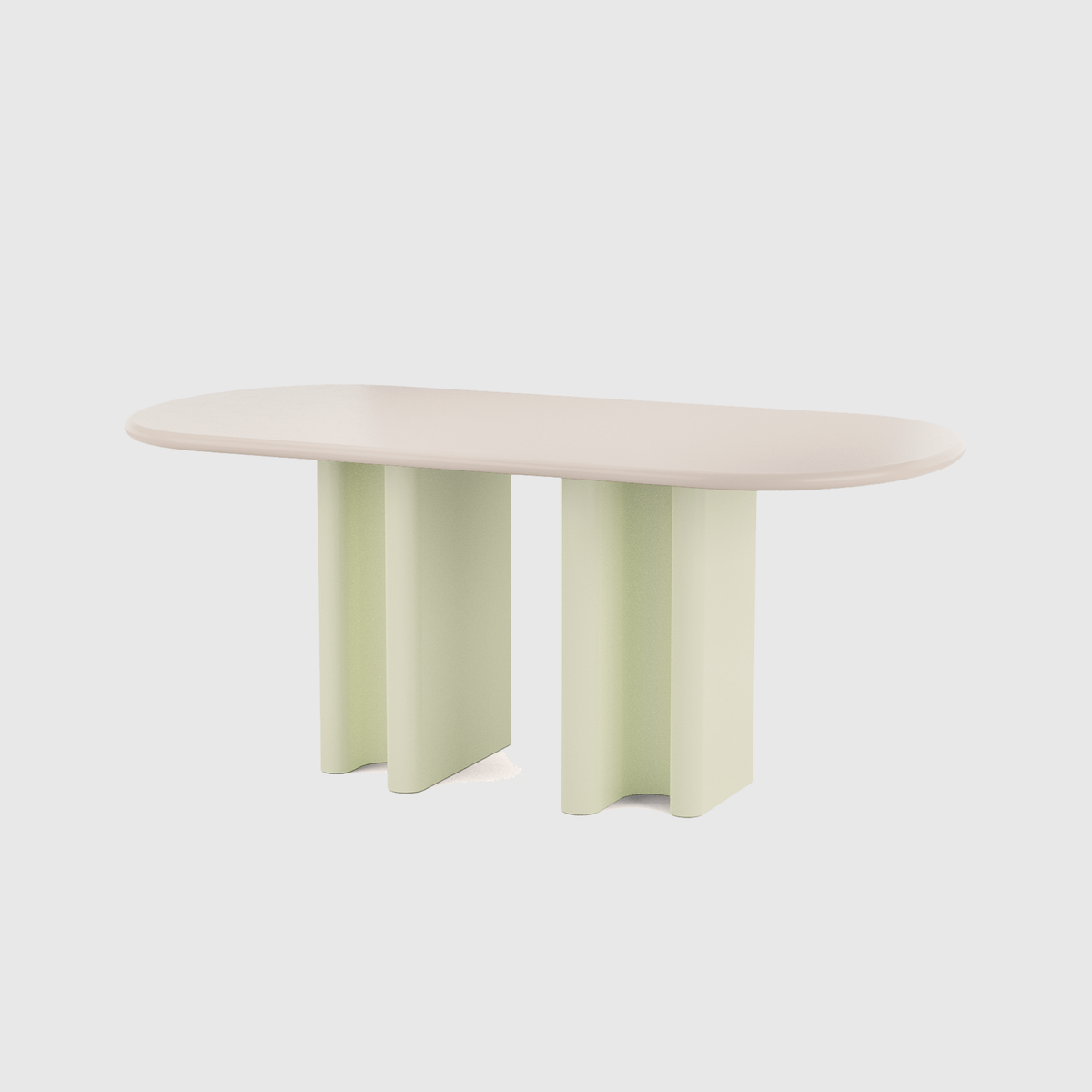 Flow Table - Ivory & Mint