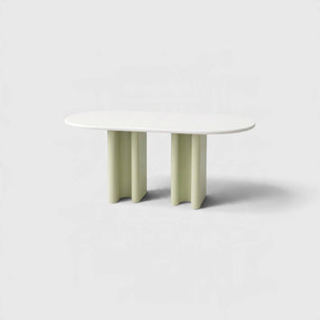 Flow Table - Ivory & Mint