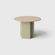 Flow - Toffee & Mint Round Dining Table