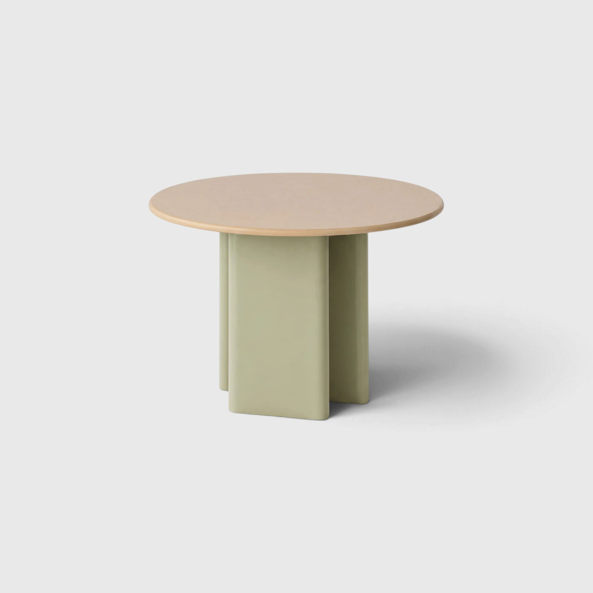 Flow - Toffee & Mint Round Dining Table
