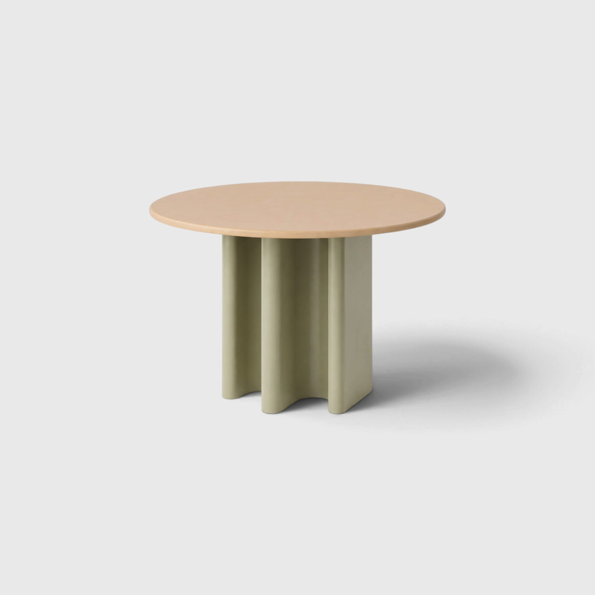 Flow - Toffee & Mint Round Dining Table