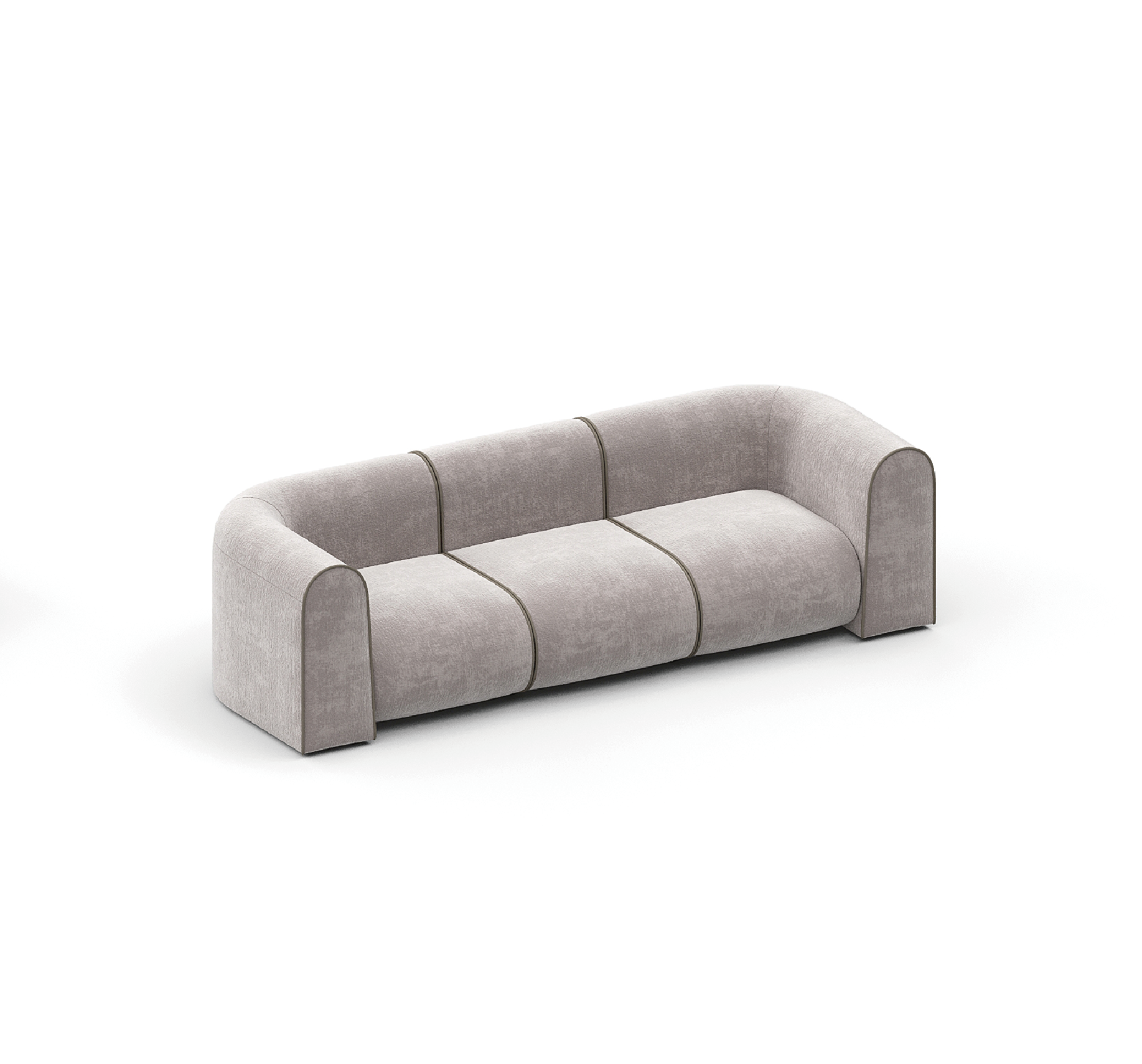 New Piece_Lift Loft_Large Curv Modular Sofa 3 Seater_Chenille_Modular Sofa _1