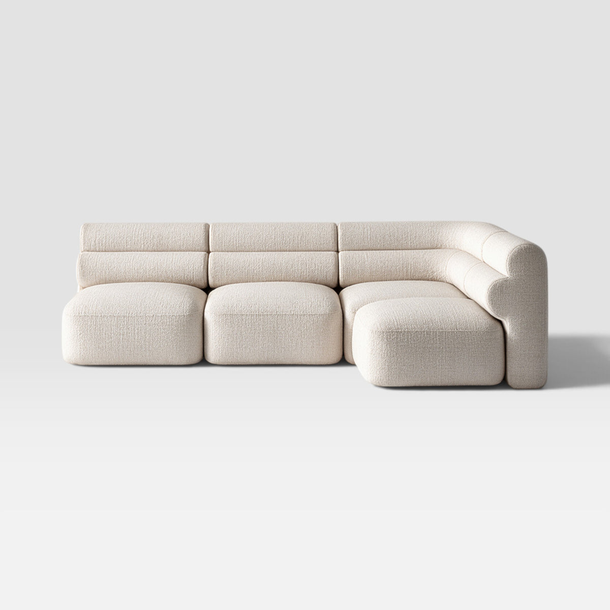 Loaf Modular Sofa - 3 Seater Armless Chaise